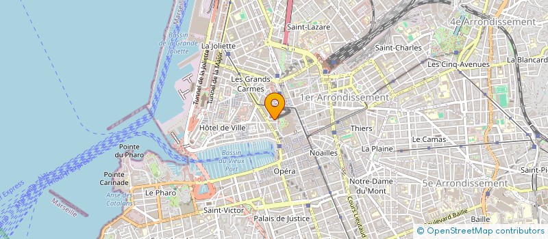 localisation de l'entreprise CONSEILS EXPERTISES COURTAGE ASSURANCES à MARSEILLE 1ER