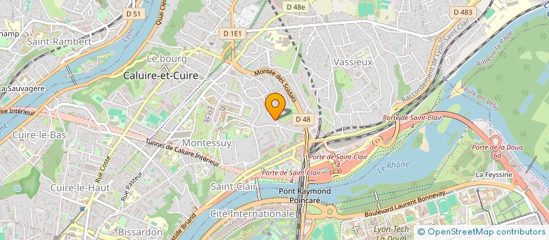 localisation de l'entreprise CONSEILS EXPERTISES PATRIMOINE IMMOB  CALUIRE-ET-CUIRE