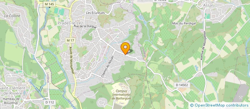 localisation de l'entreprise CONSEILS & EXPERTISES TECHNIQUES  PRADES-LE-LEZ