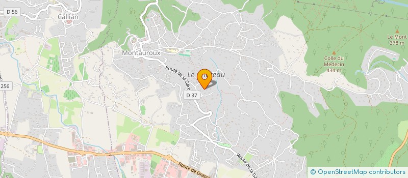 localisation de l'entreprise CONSEILS FINANCES PATRIMOINES  MONTAUROUX