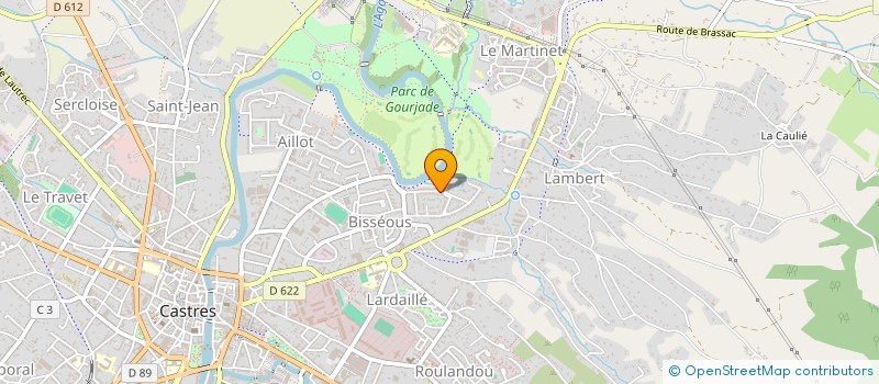 localisation de l'entreprise CONSEILS  FINANCES SERVICES D'AUDIT  CASTRES