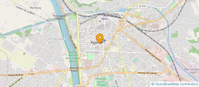 localisation de l'entreprise CONSEILS & FINANCES SUD-OUEST à AGEN