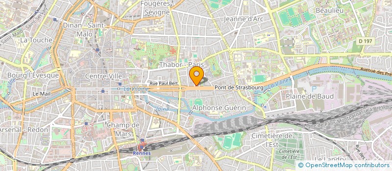 localisation de l'entreprise CONSEILS FORMATION ASSURANCES SERVICES à RENNES