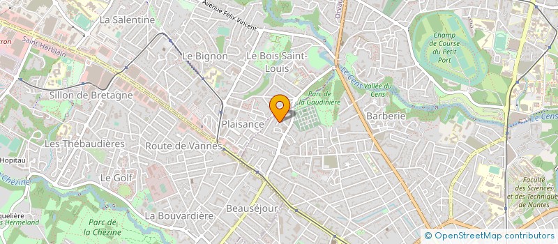 localisation de l'entreprise CONSEILS GESTION MC SARL à NANTES
