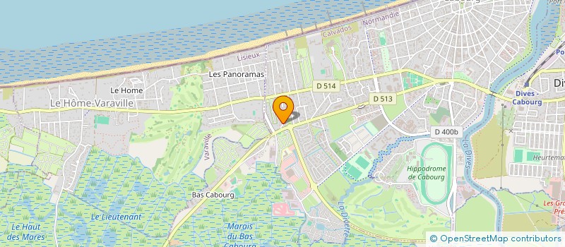 localisation de l'entreprise CONSEILS-GESTION-MULTI SERVICES  CABOURG