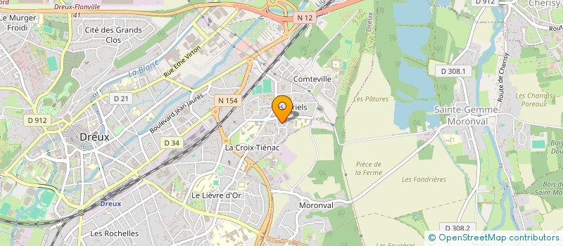 localisation de l'entreprise CONSEILS IMMO.28 à DREUX