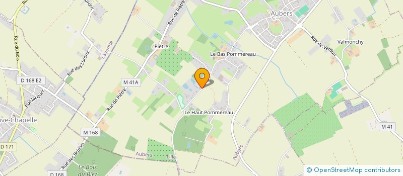 localisation de l'entreprise CONSEILS MENUISERIE AGENCEMENT à AUBERS
