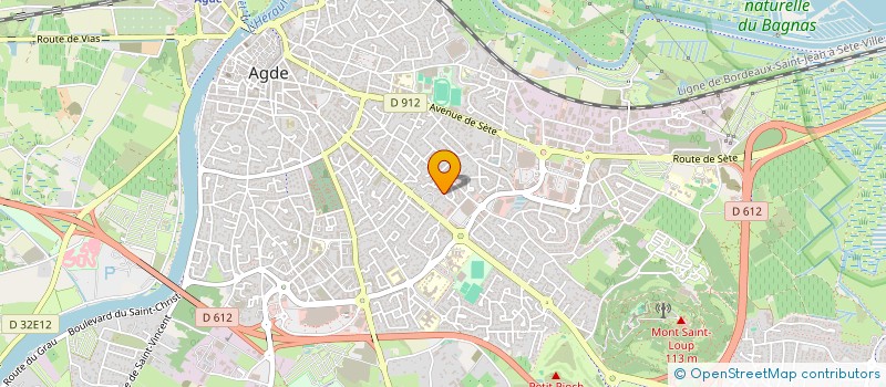 localisation de l'entreprise CONSEILS ORGANISATION GESTION à AGDE