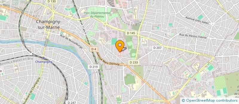 localisation de l'entreprise CONSEILS PAYSAGE à CHAMPIGNY-SUR-MARNE