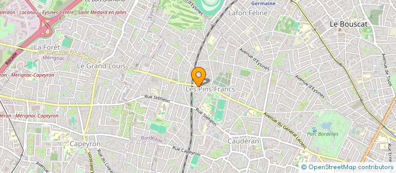 localisation de l'entreprise CONSEILS PLACEMENTS INVEST IMMOB à BORDEAUX