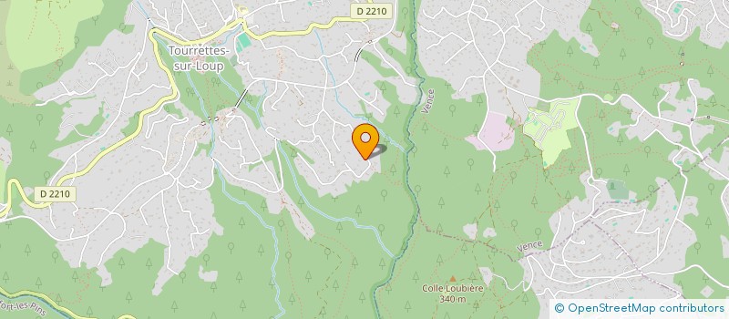 localisation de l'entreprise CONSEILS PREVOYANCE RETRAITE à TOURRETTES-SUR-LOUP