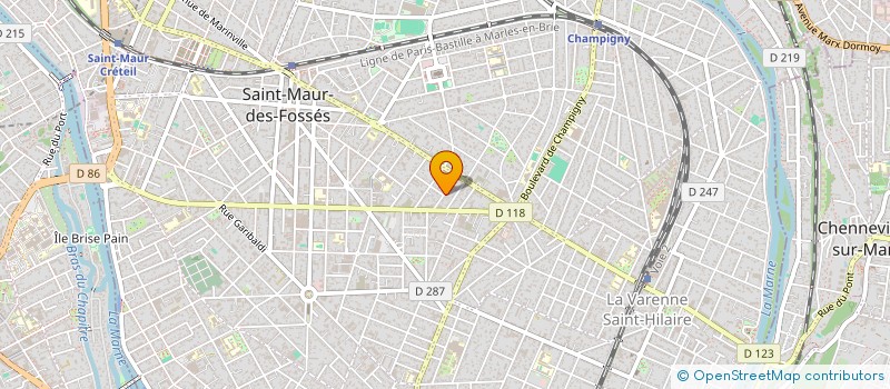 localisation de l'entreprise CONSEILS PRO TPE  SAINT-MAUR-DES-FOSSES