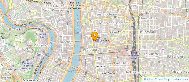 localisation de l'entreprise CONSEILS RHONE-ALPES - FIDEUROPE AVOCATS  LYON