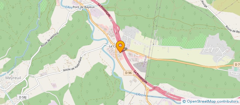 localisation de l'entreprise CONSEILS SERVICES MATERIAUX  MEYREUIL