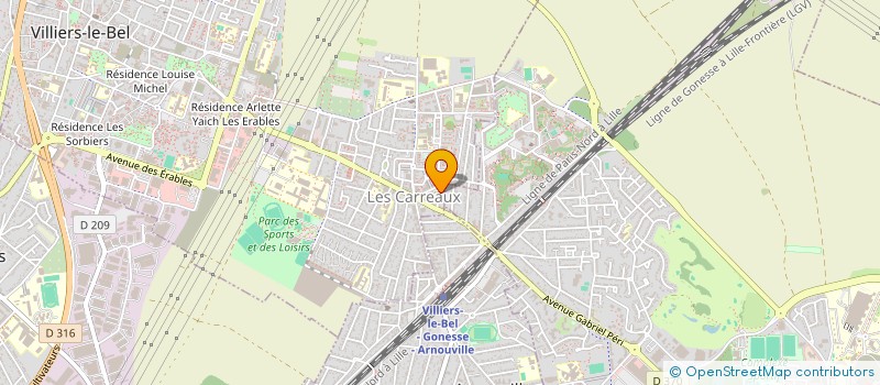 localisation de l'entreprise CONSEILS STRATEGIQUES  VILLIERS-LE-BEL