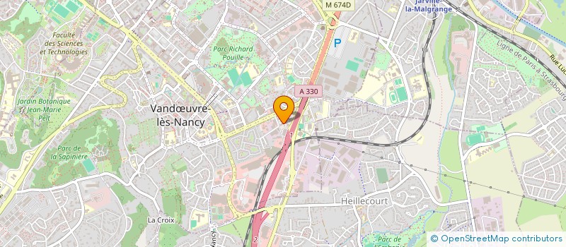 localisation de l'entreprise CONSEILS TECHNIQUES POUR HOPITAUX  HEILLECOURT