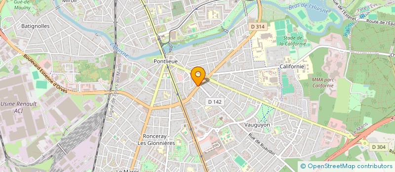 localisation de l'entreprise CONSEILS TEMOIGNAGES PLUS à LE MANS
