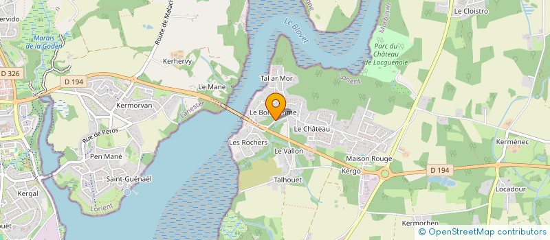 localisation de l'entreprise CONSEILS & TRAVAUX RESEAUX à KERVIGNAC