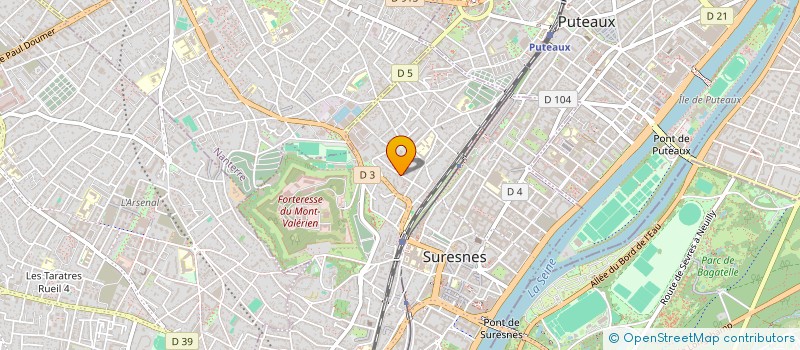 localisation de l'entreprise CONSEILS TRAVAUX SERVICES à SURESNES