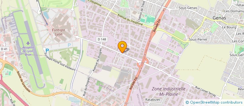 localisation de l'entreprise CONSEILS VENTES TECHNIQUES  CHASSIEU