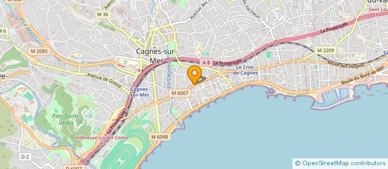 localisation de l'entreprise CONSELEC à CAGNES-SUR-MER