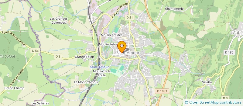 localisation de l'entreprise CONSELLO à SAINT-AMOUR