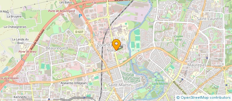 localisation de l'entreprise CONSENSUS à RENNES