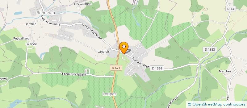 localisation de l'entreprise CONSEQUENCE  LOUPES