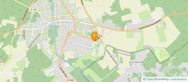 localisation de l'entreprise CONSER NATION PLANT MEDIC AROMA INDUST à MILLY-LA-FORET