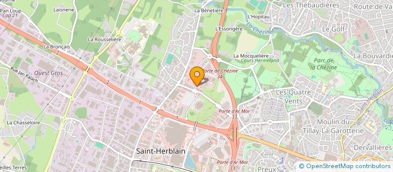 localisation de l'entreprise CONSERTO à SAINT-HERBLAIN