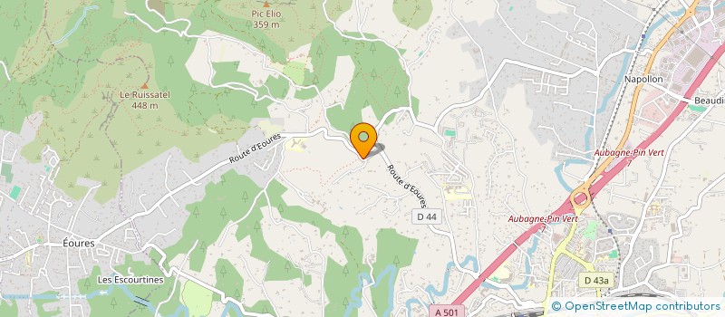 localisation de l'entreprise CONSERV'ACTION à AUBAGNE