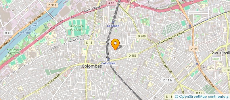 localisation de l'entreprise CONSERVATION DE L'HABITAT à COLOMBES