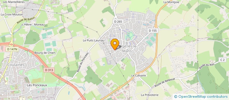 localisation de l'entreprise CONSERVATION DE VEHICULES MILITAIRES HISTORIQUES à SARGE-LES-LE-MANS