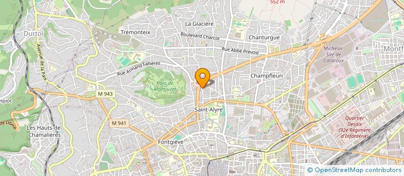 localisation de l'entreprise CONSERVATION ENTRETIEN NETTOYAGE DES IMMEUBLES CLERMONTOIS  PONT-DU-CHATEAU