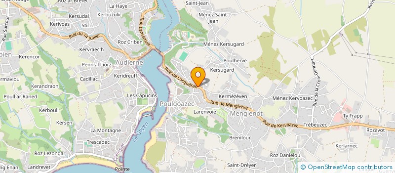 localisation de l'entreprise CONSERVATION ET PATRIMOINE à PLOUHINEC