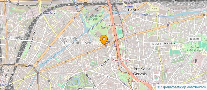 localisation de l'entreprise CONSERVATOIRE AUGMENTE  PARIS