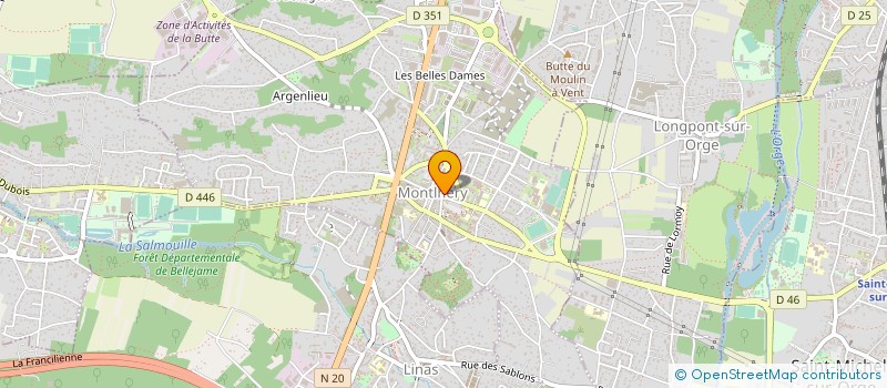 localisation de l'entreprise CONSERVATOIRE DANSE MUSIQUE DE MONTHERY à MONTLHERY