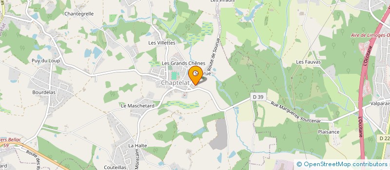 localisation de l'entreprise CONSERVATOIRE DE L'ABEILLE NOIRE LIMOUSINE à CHAPTELAT