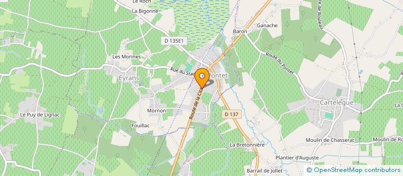 localisation de l'entreprise CONSERVATOIRE DE L'ESTUAIRE DE LA GIRONDE à BLAYE