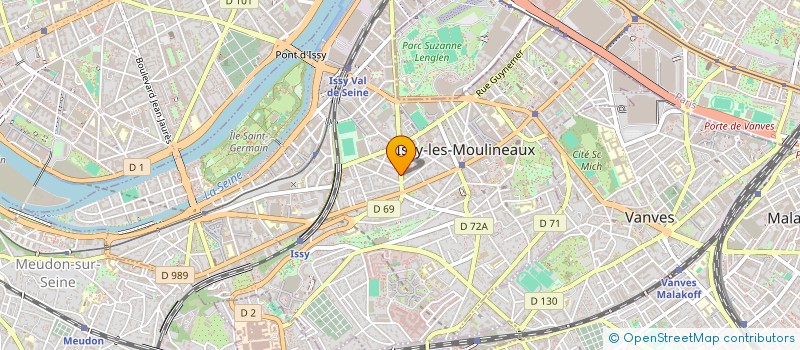 localisation de l'entreprise CONSERVATOIRE DE LA BEAUTE PARIS à ISSY-LES-MOULINEAUX