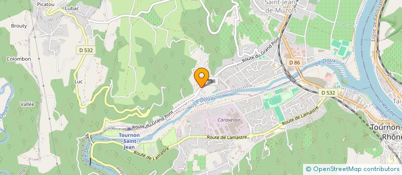localisation de l'entreprise CONSERVATOIRE DE LA FAUNE ET DE LA FLORE SAUVAGES DE LA COSTIERE TOURNONAISE à TOURNON SUR RHONE