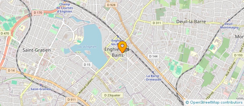 localisation de l'entreprise CONSERVATOIRE DE MUSIQUE  ENGHIEN-LES-BAINS