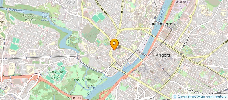 localisation de l'entreprise CONSERVATOIRE DES AMOURS à ANGERS
