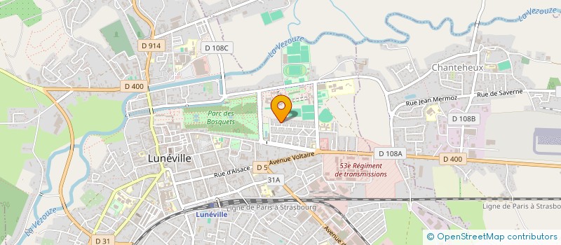 localisation de l'entreprise CONSERVATOIRE DES BRODERIES DE LUNEVILLE FRANCOIS-REMY  LUNEVILLE