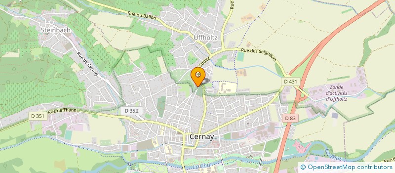 localisation de l'entreprise CONSERVATOIRE DES SITES ALSACIENS à CERNAY
