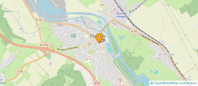 localisation de l'entreprise CONSERVATOIRE DU PATRIMOINE DU PAYS DE CHARMES  CHARMES