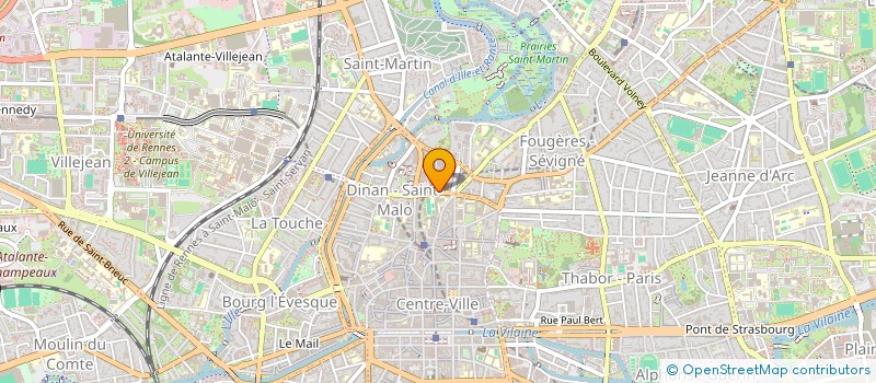 localisation de l'entreprise CONSERVATOIRE DU PATRIMOINE HOSPITALIER DE RENNES  RENNES