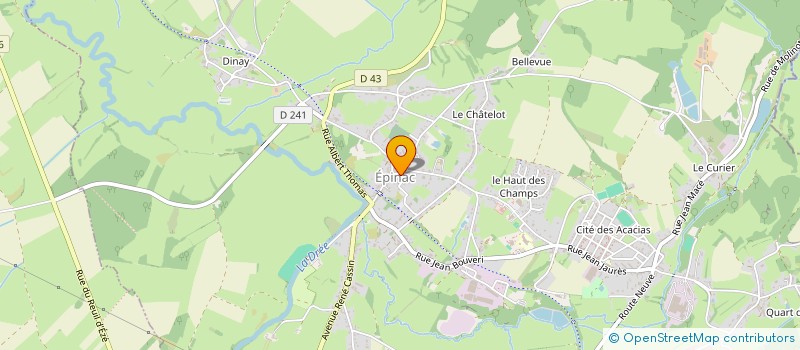 localisation de l'entreprise CONSERVATOIRE DU PATRIMOINE INDUSTRIEL MINIER ET CULTUREL D'EPINAC ET DE SA REGION  EPINAC