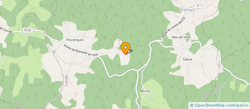 localisation de l'entreprise CONSERVATOIRE EUROPEEN DU DIDON ET AUTRES GALLIFORMES  BELFORT-DU-QUERCY