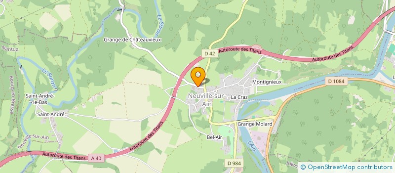 localisation de l'entreprise CONSERVATOIRE FRANCOPHONE JOURNAUX ETABLIS PERS AGES  NEUVILLE-SUR-AIN